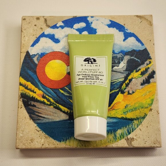 Origins A Perfect World SPF 40 Age-Defense Moisturizer with White Tea - 15ml - Picture 1 of 2